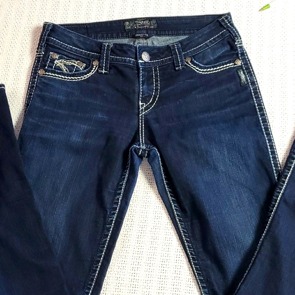 Silver Jeans Denim - Silver Frances 18" bootcut sz 28× 33 Awesome Jeans